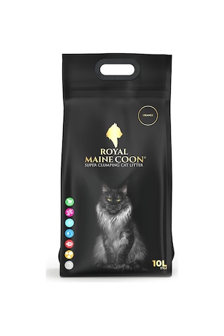 Royal Maine Coon Portakal Kokulu Perlit Kedi Kumu 10 L