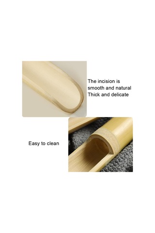 Sones Karides Kaşık Bambu Tüp Sıcak Tencere Restoran Tabağı, Boyut: 3x23x15cm