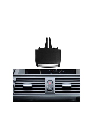 Lemestar Bmw X5 E70 2006-2012 X6 E71 2008-2013 Arka Sıra Klima Ventiği Akış Kontrolü Kolu - Pc+abs Dayanıklı Tamir Parçası Gümüş