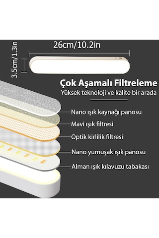 Kumandalı Masa Lambası Gece Lambası 3 Farklı Işık Seçeneği