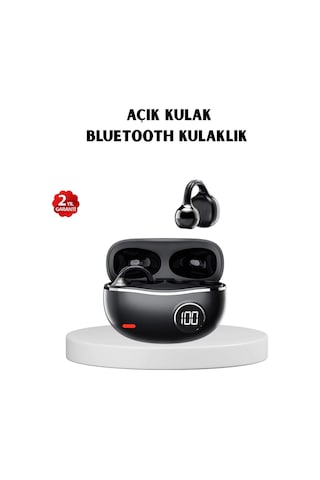 Kablosuz - 999 - Açık Kulak Kulaklık Bluetooth 5.4 Type-c Hızlı Şarj - Spt-gld - 30 Saat
