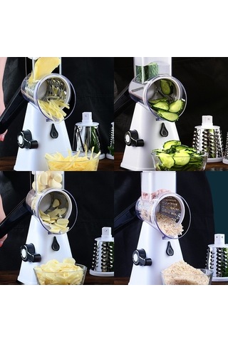 Pazly Mutfakçok Fonsevonlu Tel Dilimli Silgi Beyaz, Pratik Mutfak Aleti Beyaz