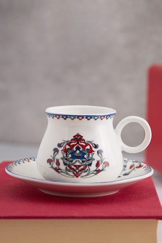 Karaca  Hattat 6 Kişilik Kahve Fincanı Takımı 90 ml