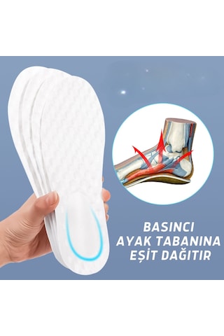 Anatomik, Rahat, Konforlu, Sporcu, Ayakkabı Tabanlığı 44-45