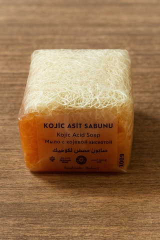 Beş Adet Kojic Asit, Kabak Lifli Güzellik Sabunu Bitkisel Sabun