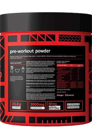 Saf Nutrition Athletics/pre-workout Protein Mix 420 G Karışık