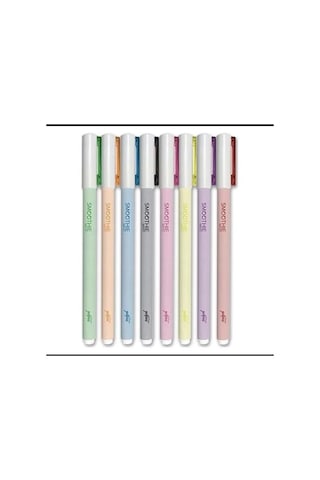 Scrikss Smoothie Jel Kalem 0.7 MM 8'li Set
