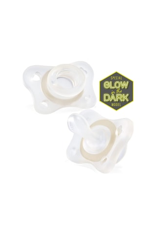 Chicco Gece Parlayan Physioforma Mini Soft 2'li Emzik 2-6 Ay