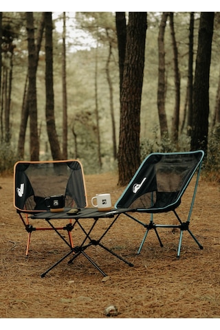 Urban Badger Turkuaz Loki Çantalı Katlanabilir Sandalye Mavi - Siyah