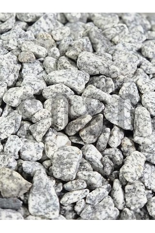 Natural Granit Dekoratif Çakıl Taşı, Gri Beyaz, 1-2 Cm, 3 Kg, Bahçe Peyzaj Saksı Akvaryum Teraryum İçin Doğal Taş