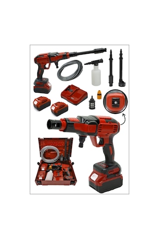 Pro Seri 48wf Kömürsüz Motor Yüksek Basınçlı Akülü Oto Araba Yıkama İlaçlama Makinesi Şarjlı