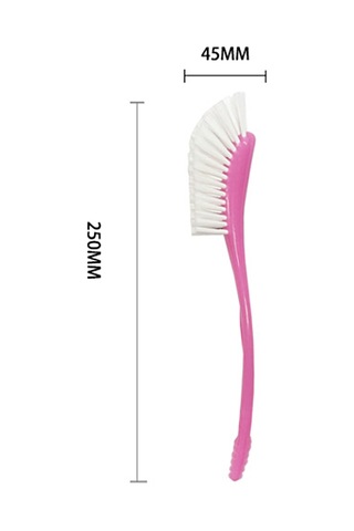 Geeroyoo Yeni Doğan Bebekler İçin Nylon Biberon Fırçası - Pembe, 45x250mm, Pratik Temizlik Aracı