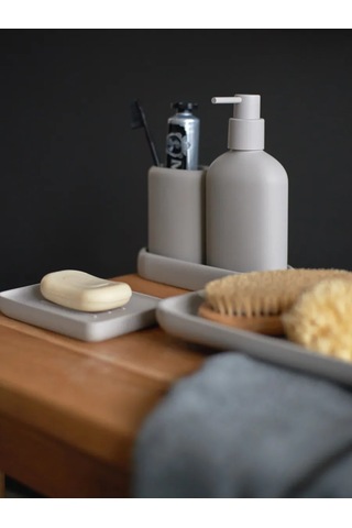 Bergenson Bjorn Bath Slim Diş Fırçası Ve Macunu Kabı 435270907 Açık Gri