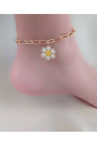 Harmeljewelry Çiçek Halhal Çok Renkli