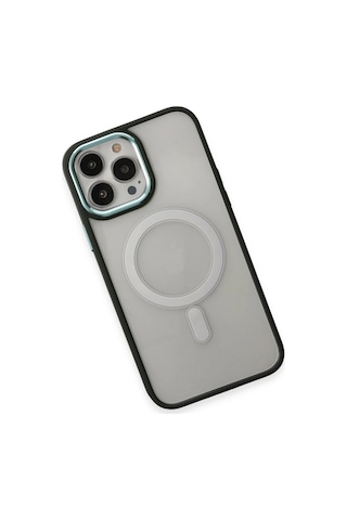 Newface - 128 - iPhone Uyumlu 15 Pro Max Kılıf Room Magneticsafe Silikon - - Csmo-tex - Köknar Yeşili