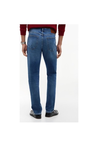 Tommy Hilfiger Slım Straıght Denton Jean Pantolon Düz Paça Cobalt Mavi-16416 Blue