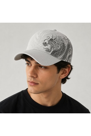 Valkyrie Dragon Nefes Alabilir Beyaz Spor Şapka Ayarlanabilir Outdoor Balıkçı Günlük Unisex Şapka