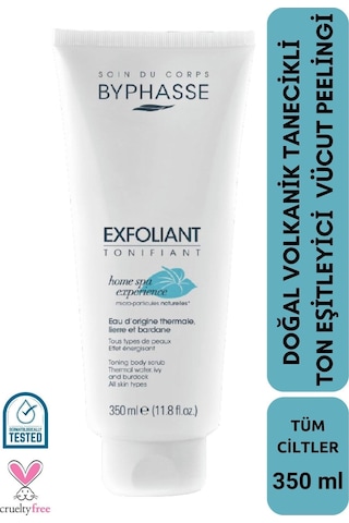Byphasse Doğal Volkanik Tanecikli Canlandırıcı Vücut Peeling 350 ML