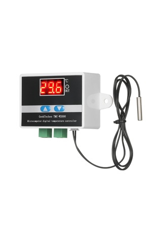 Tmc-w2000 Dc12v 120w Yüksek Hassasiyetli Lcd Dijital Sıcaklık Kontrol Termostatı Su Geçirmez Sensör Probu İle