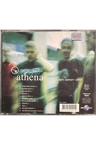 Müzik Cd'sidir Plak Değildir Cd Athena Tam Zamanı Şimdi Cd