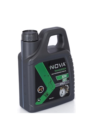 Nova 80W Dişli Yağı Apı GL-4 Şanzıman Diferansiyel Yağ 3 L