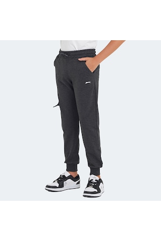 Slazenger LIVE IN Unisex Çocuk Eşofman Altı Koyu Gri