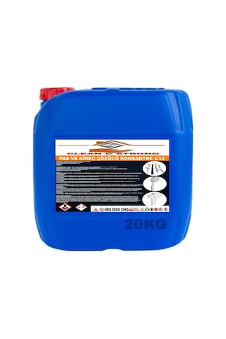 Strong&Clean Kireç Pas Çözücü Ultra Konsantre 1/10 20 KG