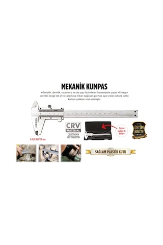 Meşem Mekanik Kumpas 150 Mm