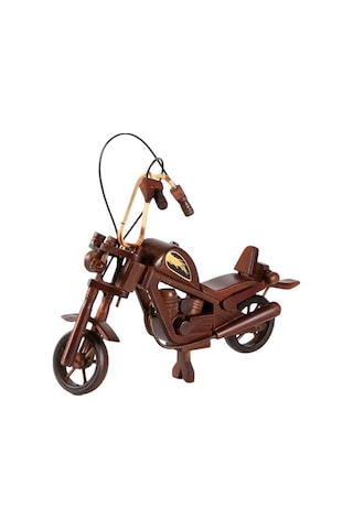 Dekoratif Ahşap Harley Davidson Motosiklet 33 cm