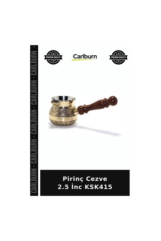 Özel Üretim Mutfak Sunum Geleneksel Kahve Keyfi Pirinç Cezve 2.5 '' İnc Ksk415