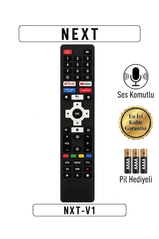 Next Sesli Kumanda Pil Next Sesli Kumanda Pil