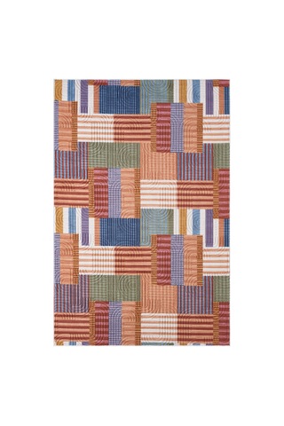 Raschel Carpet Premium Bohem Yıkanabilir Leke Tutmaz Modern Mutfak Halısı Multi Renkli Özel Seri Kaymaz Taban Halı Yolluk Kilim Rc Multı Mutfk 002 Çok Renkli