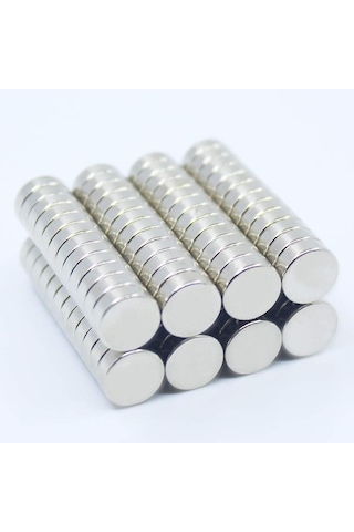 30 Adet 8x3 Mm Yuvarlak Güçlü Neodyum Mıknatıs Çap 8 Mm Kalınlık 3 Mm
