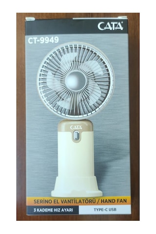 Cata Ct - 9949 Serino Şarjlı El Ve Masa Vantilatör