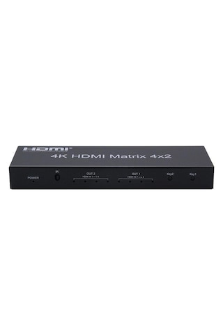 HDMI MATRİX SWİTCHER 4x2 4 İN (GİRİŞ) 2 OUT (ÇIKIŞ)