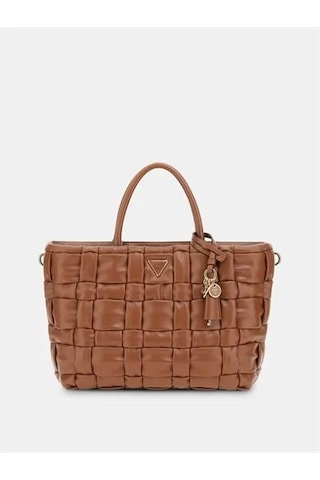 Guess Marıon Satchel-kadın Omuz Çantası -wg807206 Taba