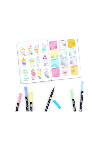 Tombow Grafik Kalemi Ab-T Dual Seti Pastel 10 Renk 56187