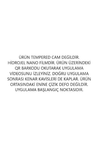 Redmi Note 14 Pro+ Uyumlu Hidrojel Nano Ekran Koruyucu Film Hayalet Privacy Tempered Cam Değildir