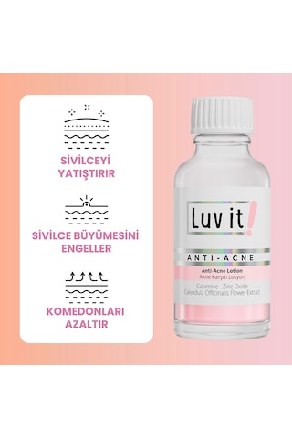 Luv İt Salisilik Asit İçeren Akne Karşıtı Losyon 30 ML