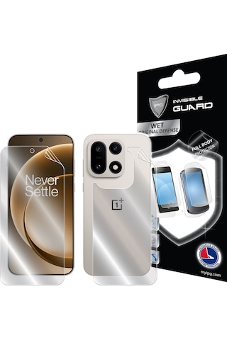 Oneplus 15 İçin Hydrogel İnce Tpu Tam Kaplama Ekran+arka Koruyucu