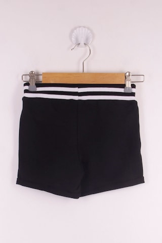 Toontoy Kız Çocuk Sport Nakışlı Cepli Şort Siyah