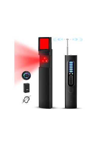 Samdoo T15 Gizli Kamera Tespit Cihazı - Gps/rf Sinyal Tarayıcı, Kulaklık Tespiti, Otel/ev/ofis İçin, 4 Tespit Modu İle Gizlilik Koruması