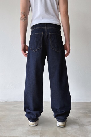 Flaw Dikiş Detaylı Baggy Jean-29099 Lacivert