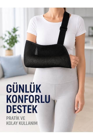 Fileli Kol Askısı Ayarlanabilir Omuz Askılı Nefes Alabilen Kol Destekleyici Çok Renkli