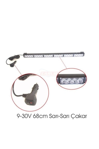 Off-road 9-30v 68cm Sarı-sarı Çakar Foksiyon