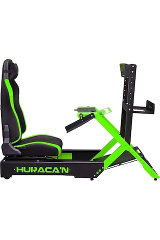 Huracan Eco Race Simülasyon Yarış Kokpiti Yeşil