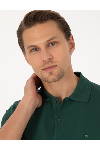 Pierre Cardin Erkek Koyu Yeşil Tişört Basic 50325323-vr079 Koyu Yeşil