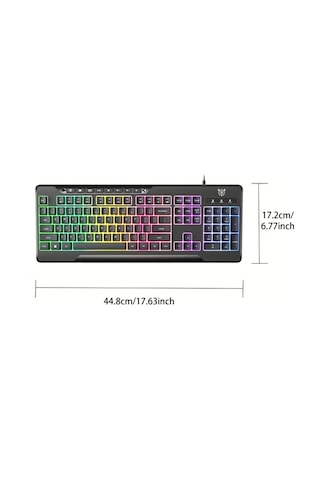 Globalbloom Black Onıkuma G32 Mekanik Rgb Aydınlatmalı 104 Tuşlu Ergonomik Oyuncu Klavye