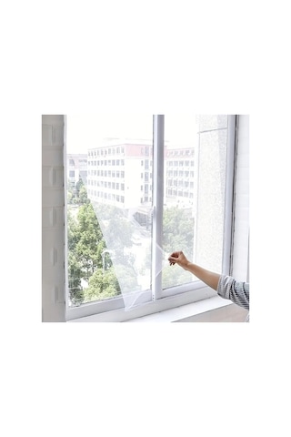 Tu Tek Kanat Cırtlı Sineklik Pencere Seti 75x125 Cm