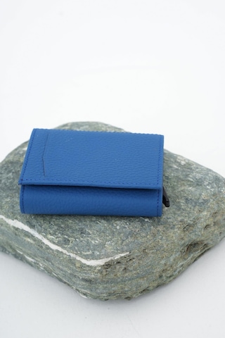 Mekanizmalı Deri Cüzdan Saks Mavi 113570 Saks